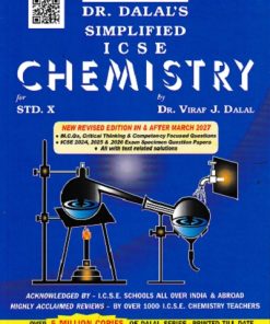 DR. DALAL’S SIMPLIFIED ICSE CHEMISTRY FOR STD 10th (FOR ICSE SCHOOLS) NEP | DR. VIRAF J. DALAL | ALLIED PUBLISHERS