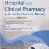 HOSPITAL AND CLINICAL PHARMACY (DIPLOMA IN PHARMACY 2ND YEAR) | V.N. RAJE | CBS