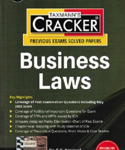 CRACKER BUSINESS LAWS  2025 | DR. S.K. AGRAWAL, CA MANMEET KAUR | TAXMANN
