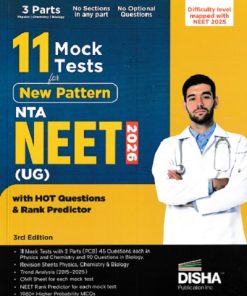 11 MOCK TESTS FOR NTA NEET (UG) 2026  | DISHA PUBLICATIONS