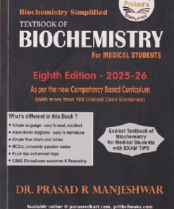 TEXTBOOK OF BIOCHEMISTRY For Medical Students | DR. PRASAD R. MANJESHWAR | RM Publications
