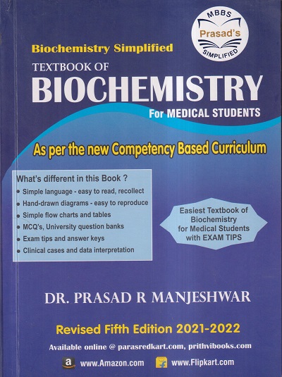 TEXTBOOK OF BIOCHEMISTRY FOR MEDICAL STUDENTS | DR. PRASAD R ...