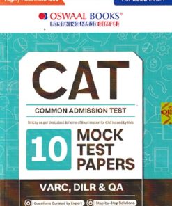 CAT (COMMON ADMISSION TEST) 15 MOCK TEST PAPERS (VARC, DILR & QA) 2026| OSWAAL BOOKS