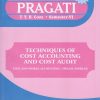 PRAGATI - TECHNIQUES OF COST ACCOUNTING AND COST AUDIT (Third Year B.Com. - Semester 6)