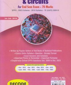 DECODE POWER DEVICES & CIRCUITS (E & TC SEM 6) SPPU | DR. J.S. CHITODE | TECHNICAL PUBLICATIONS