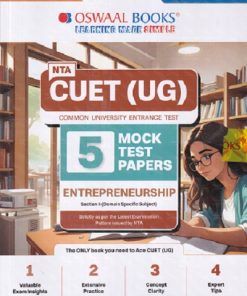 NTA CUET (UG) (COMMON UNIVERSITY ENTRANCE TEST) 5 MOCK TEST PAPERS 2025 ENTREPRENEURSHIP | OSWAAL BOOKS