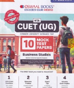 NTA CUET (UG) (COMMON UNIVERSITY ENTRANCE TEST) 10 MOCK TEST PAPERS 2025 BUSINESS STUDIES | OSWAAL BOOKS