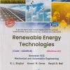 RENEWABLE ENERGY TECHNOLOGIES (MECH/AUTO SEM 8) SPPU | B.L. SINGHAL, KOMAL M. GARSE, RANJIT R. MALI | TECHKNOWLEDGE PUBLICATIONS