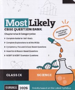 MOST LIKELY CBSE QUESTION BANK (Chapterwise & Categorywise) 2026 Class IX/Class 9th SCIENCE | Oswal Gurukul
