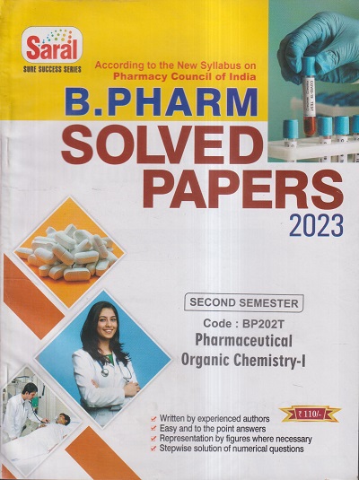PHARMACEUTICAL ORGANIC CHEMISTRY- I SOLVED PAPERS 2023 (B. PHARM SEM 2 ...