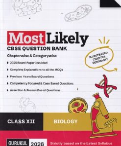 MOST LIKELY CBSE QUESTION BANK (Chapterwise & Categorywise) 2026 Class XII/Class 12th BIOLOGY | Oswal Gurukul
