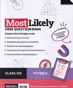MOST LIKELY CBSE QUESTION BANK (Chapterwise & Categorywise) 2026 Class XII/Class 12th PHYSICS | Oswal Gurukul