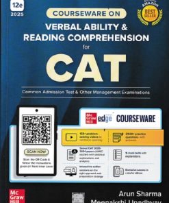 COURSEWARE ON  VERBAL ABILITY AND READING COMPREHENSION FOR CAT (Common Admission Test) & OTHER MANAGEMENT EXAMINATIONS | ARUN SHARMA, MEENAKSHI UPADHYAY | McGraw Hill