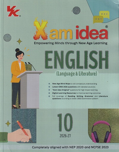 Xam Idea 2026-27 ENGLISH (Language & Literature) Class 10 CBSE | VK Global Publications