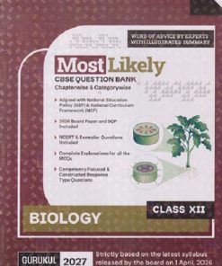 MOST LIKELY CBSE QUESTION BANK (Chapterwise & Categorywise)  Class XII/Class 12th BIOLOGY 2027 EXAMINATION | Oswal Gurukul