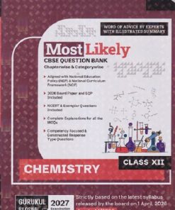 MOST LIKELY CBSE QUESTION BANK (Chapterwise & Categorywise) Class XII/Class 12th CHEMISTRY 2027 EXAMINATION | Oswal Gurukul