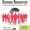 MANAGING HUMAN RESOURCES (Productivity, Quality of Work Life, Profits) | WAYNE F. CASCIO, RANJEET NAMBUDIRI | McGraw Hill