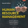 HUMAN RESOURCE MANAGEMENT | DAVID A. DECENZO, STEPHEN P. ROBBINS, SUSAN L. VERHULST | Wiley