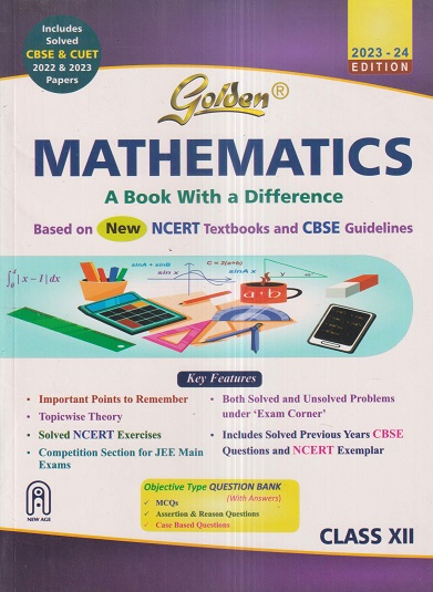 GOLDEN MATHEMATICS (A Book With A Difference) CBSE 2024 Class XII/Class ...