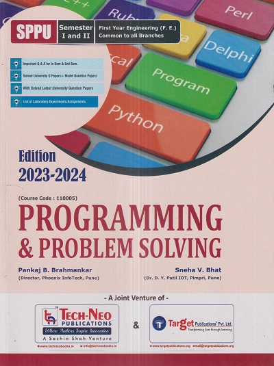 PROGRAMMING & PROBLEM SOLVING (FE Common Sem-I/II) SPPU | PANKAJ B ...