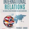 INTERNATIONAL RELATIONS | PAVNEET SINGH | McGraw Hill