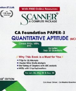 SCANNER CA FOUNDATION Paper-3 QUANTITATIVE APTITUDE  | AMAR OMAR, RASIKA GOENKA, NISHANT KUMAR | Shuchita Prakashan