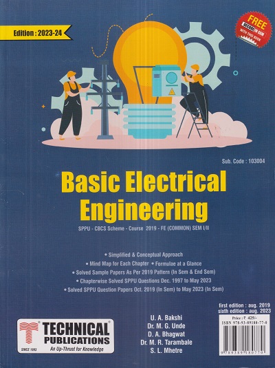 BASIC ELECTRICAL ENGINEERING (FE Common Sem-I/II) SPPU | U.A. BAKSHI ...