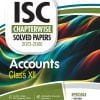 ISC Chapterwise Solved Papers 2023-2000 ACCOUNTS Class- XII/Class- 12 | Arihant Publications