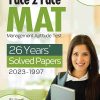 Face To Face MAT (Management Aptitude Test) 26 Years Solved Papers (2023-1997) | BS SIJWALI, AJAY SINGH | Arihant Publications