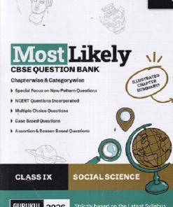 MOST LIKELY CBSE QUESTION BANK (Chapterwise & Categorywise) 2026 Class IX/Class 9th SOCIAL SCIENCE | Oswal Gurukul