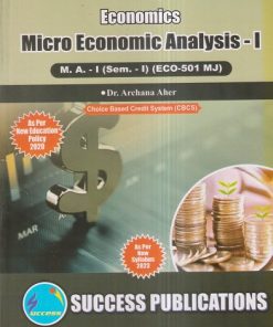 ECONOMICS (Micro Economic Analysis-I) M.A.-I (Sem. I) 2023 | SUCCESS PUBLICATIONS