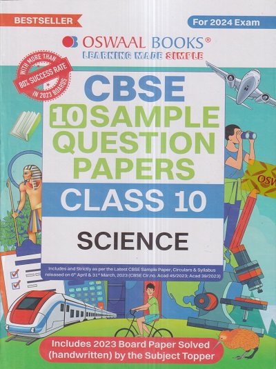 CBSE 10 SAMPLE QUESTION PAPERS Class- 10 SCIENCE 2024 | OSWAAL BOOKS ...