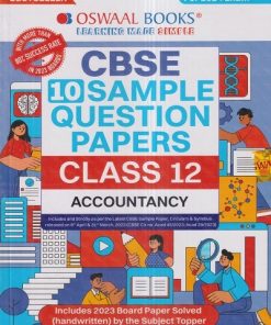 CBSE 10 SAMPLE QUESTION PAPERS Class- 12 ACCOUNTANCY 2024 | OSWAAL BOOKS