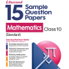 i Succeed 15 SAMPLE QUESTION PAPERS CBSE Exam 2024 MATHEMATICS (Standard) Class 10 | Arihant Publications