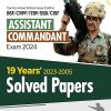 CAPF (Central Armed Police Forces) 2024 ASSISTANT COMMANDANT Exam 19 Years (2023-2005) Solved Papers | Arihant Publications