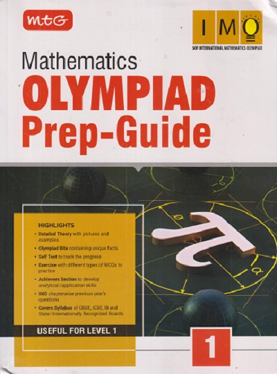 MATHEMATICS OLYMPIAD PREP GUIDE Class 1 | MTG