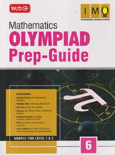MATHEMATICS OLYMPIAD PREP GUIDE Class 6 | MTG