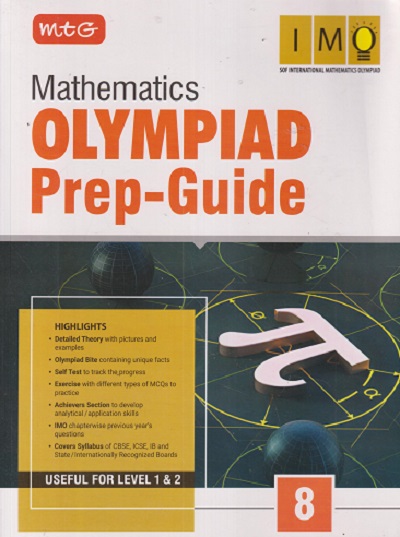 MATHEMATICS OLYMPIAD PREP GUIDE Class 8 | MTG
