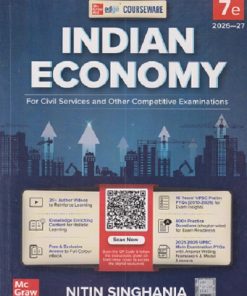 INDIAN ECONOMY (FOR CIVIL SERVICES AND OTHER COMPETITIVE EXAMINATIONS) (2026-27) | NITIN SINGHANIA | McGraw Hill