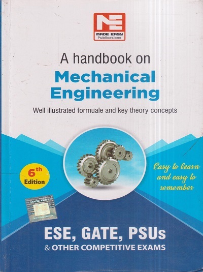 A Handbook On MECHANICAL ENGINEERING | MADE EASY | Pragationline.com