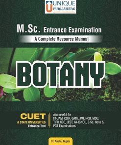 BOTANY M.Sc. Entrance Examination | DR. ANSHU GUPTA | Unique Publishers