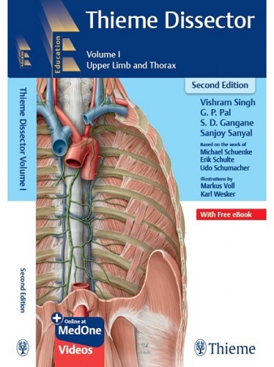 THIEME DISSECTOR Vol. I (Upper Limb And Thorax) | VISHRAM SINGH, G.P