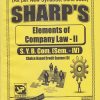 ELEMENTS OF COMPANY LAW-II 2020 (S.Y.B.Com. Sem. IV) | Sharp Publications