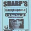 MARKETING MANAGEMENT-III 2021 (T.Y.B.Com. Sem. VI) | Sharp Publications