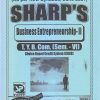 BUSINESS ENTREPRENEURSHIP-II 2021 (T.Y.B.Com. Sem. VI) | Sharp Publications