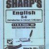 ENGLISH (Introduction To Literary Criticism) 2021 (T.Y.B.A. Sem. VI) | Sharp Publications