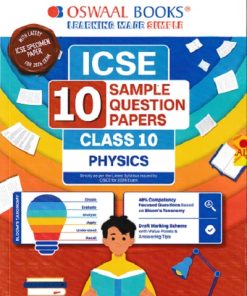 ICSE 10 SAMPLE QUESTION PAPERS Class- 10 PHYSICS 2026 | OSWAAL BOOKS