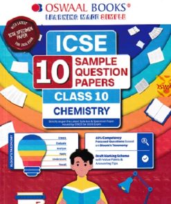 ICSE 10 SAMPLE QUESTION PAPERS Class- 10 CHEMISTRY 2026 | OSWAAL BOOKS