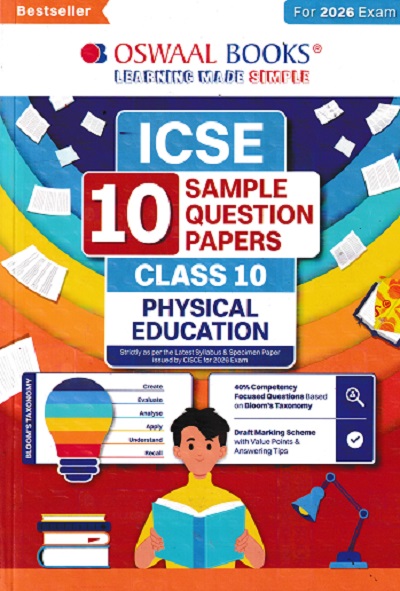 ICSE 10 SAMPLE QUESTION PAPERS Class- 10 PHYSICAL EDUCATION 2026 | OSWAAL BOOKS