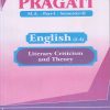 PRAGATI ENGLISH (2.4) : Literary Criticism and Theory (M.A. Part 1 Semester 2)